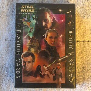 Sealed Star Wars Episode 1 Playing Cards Unopened Canadian Bilingual Set